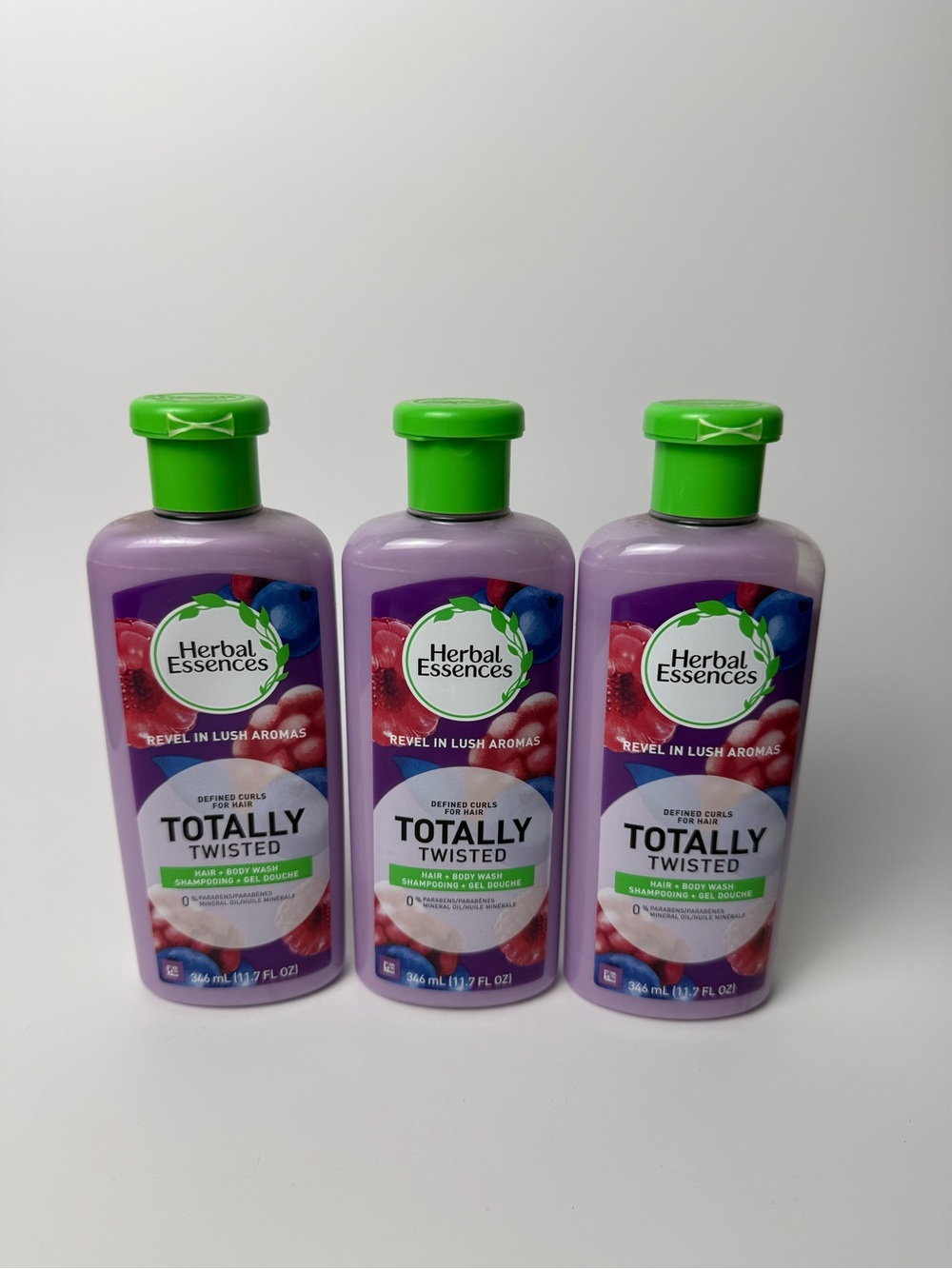 Herbal Essences Defined Curls Totally Twisted SHAMPOO 11.7 oz Lot Of 3